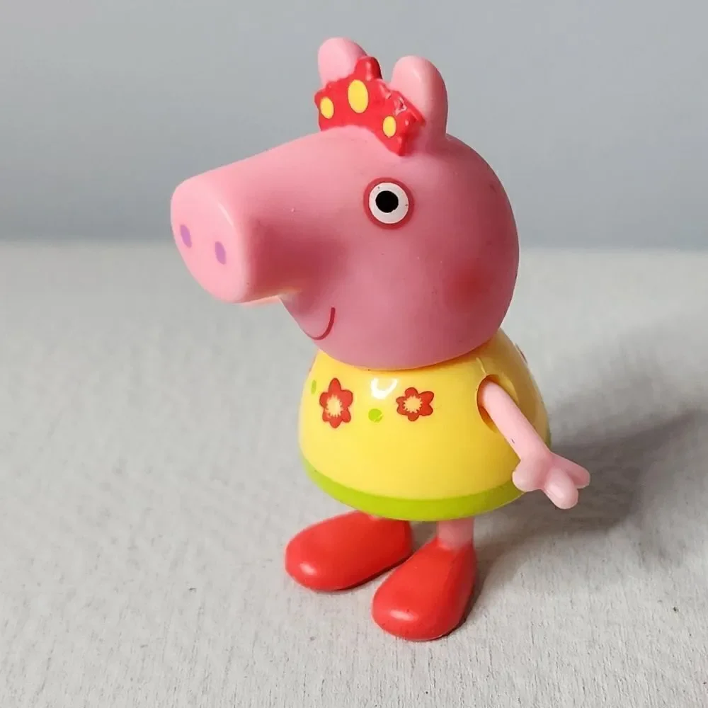 Peppa Pig Action Figure Flower Dress Red Headband